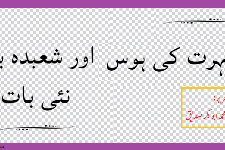 شہرت کی ہوس