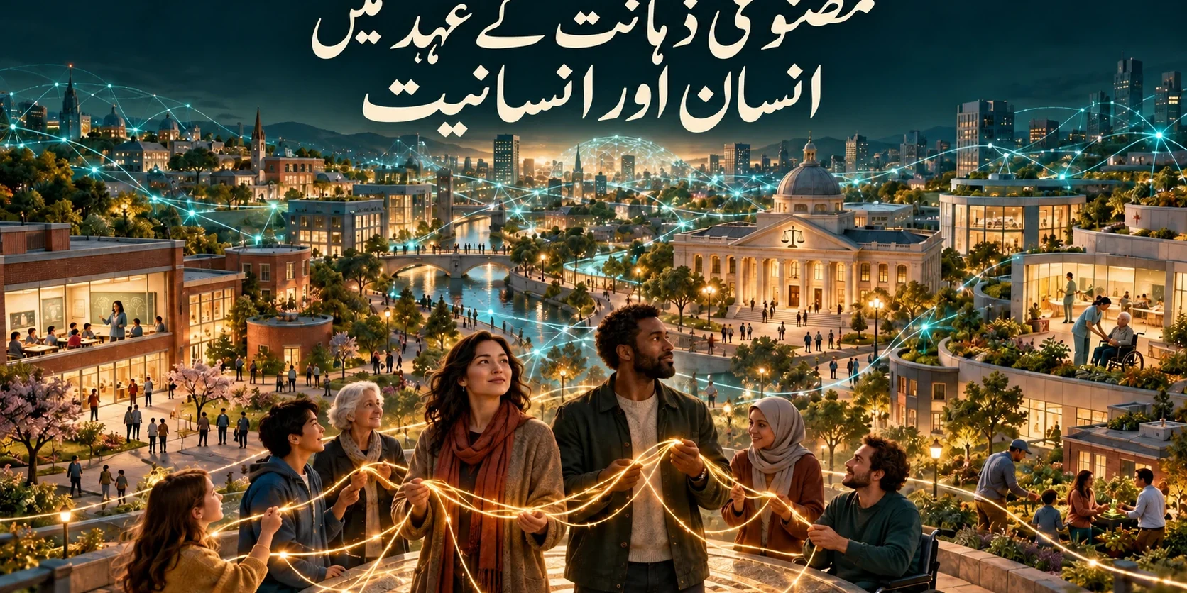 ai-humanity-urdu-compressed مصنوعی ذہانت کے عہد میں انسان اور انسانیت — انسانی رشتوں اور ٹیکنالوجی کی عکاسی