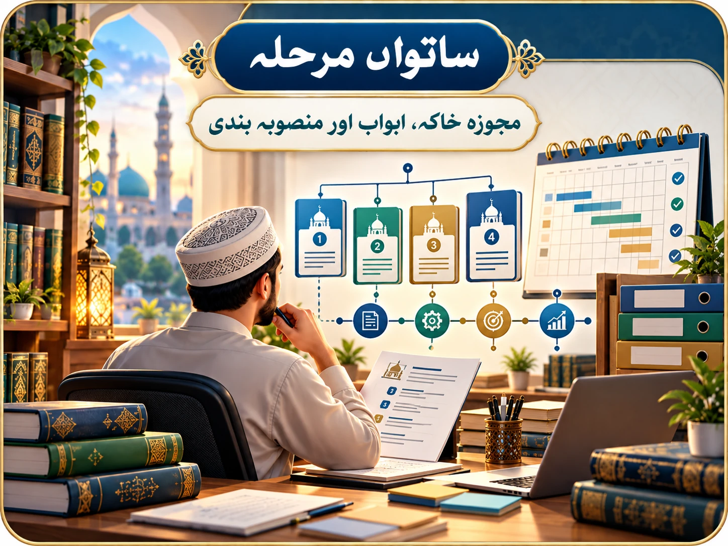 ساتواں مرحلہ: تحقیق کا عنوان آخر میں طے کرنا